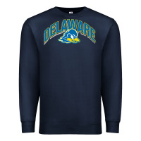 Navy delaware sportss Premium Sweatshirt - linhVisuals