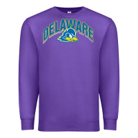 Purple delaware sportss Premium Sweatshirt - linhVisuals