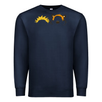 Navy hobbes Premium Sweatshirt - linhVisuals