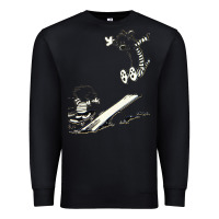 Black hobbes Premium Sweatshirt - linhVisuals