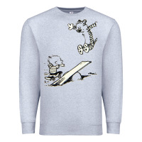 Heather Grey hobbes Premium Sweatshirt - linhVisuals