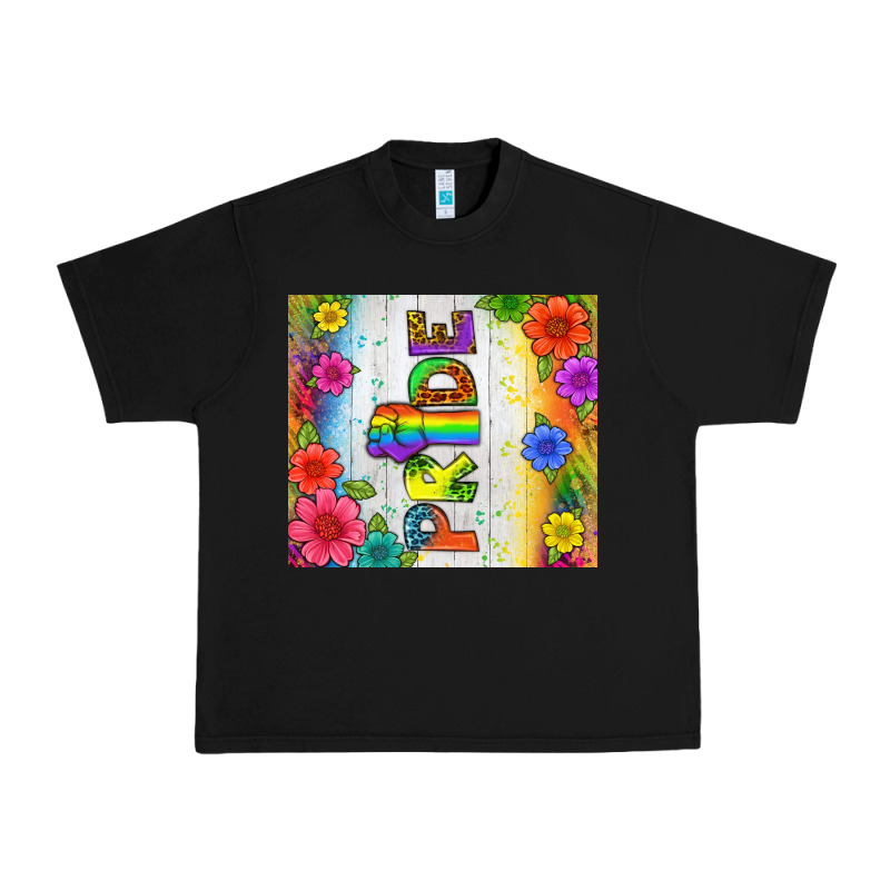 Lgbtq+ Pride With Flower Tumbler Urban Heavy Tee by BundleAndBundleShop | Teevron