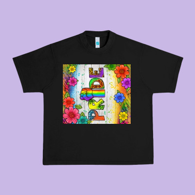 Lgbtq+ Pride With Flower Tumbler Urban Heavy Tee Designed By Bundleandbundleshop