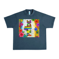 Midnight Navy LGBTQ+ Pride With Flower Tumbler Urban Heavy Tee - BundleAndBundleShop