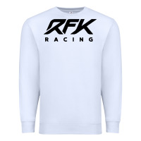 White rfk racing Premium Sweatshirt - linhVisuals