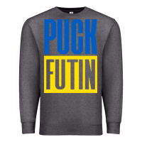 Charcoal Heather puck futin meme Premium Sweatshirt - linhVisuals