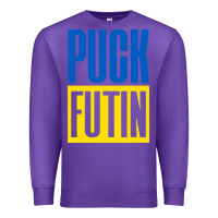 Purple puck futin meme Premium Sweatshirt - linhVisuals