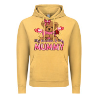 Vintage Mustard my valentine is my mummy Vintage Hoodie - LillyAllenDesigns