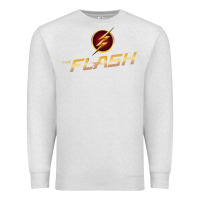 Oatmeal Heather the flash 02 Premium Sweatshirt - linhVisuals