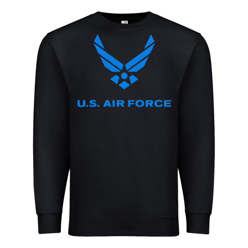 Us Force Usaf Distressed Premium Sweatshirt by linhVisuals | Teevron
