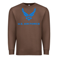 Chestnut us force usaf distressed Premium Sweatshirt - linhVisuals