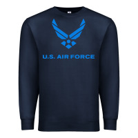 Navy us force usaf distressed Premium Sweatshirt - linhVisuals