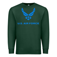Sports Green us force usaf distressed Premium Sweatshirt - linhVisuals