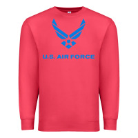 Cardinal us force usaf distressed Premium Sweatshirt - linhVisuals