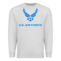 Dove Grey us force usaf distressed Premium Sweatshirt - linhVisuals