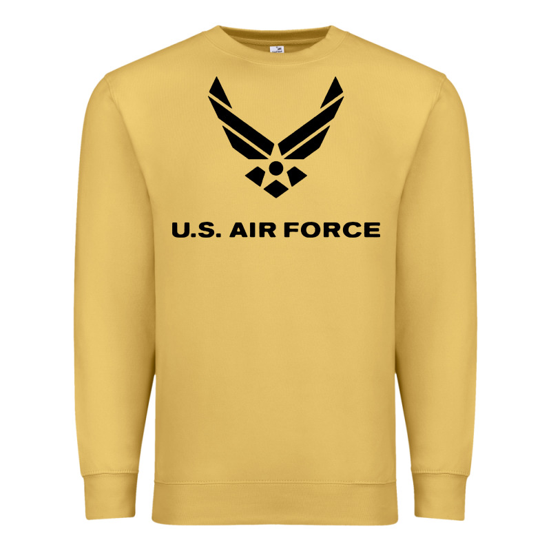 Us Air Force Usaf Distressed Premium Sweatshirt by linhVisuals | Teevron