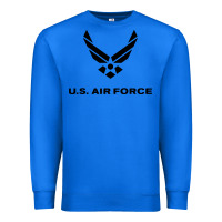 True Royal us air force usaf distressed Premium Sweatshirt - linhVisuals