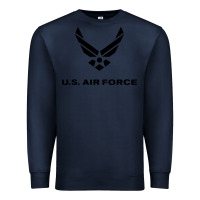 Navy us air force usaf distressed Premium Sweatshirt - linhVisuals