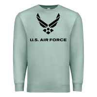 Seafoam us air force usaf distressed Premium Sweatshirt - linhVisuals