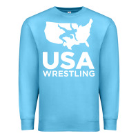 Ocean Blue usa fight Premium Sweatshirt - linhVisuals