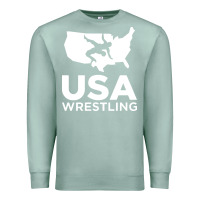 Seafoam usa fight Premium Sweatshirt - linhVisuals