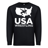 Black usa fight Premium Sweatshirt - linhVisuals
