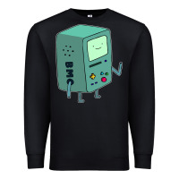 Black Bmo Adventure Time Premium Sweatshirt - linhVisuals