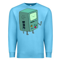 Ocean Blue Bmo Adventure Time Premium Sweatshirt - linhVisuals