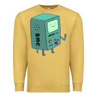 Antique Gold Bmo Adventure Time Premium Sweatshirt - linhVisuals