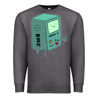 Charcoal Heather Bmo Adventure Time Premium Sweatshirt - linhVisuals