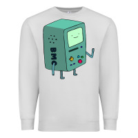 Dove Grey Bmo Adventure Time Premium Sweatshirt - linhVisuals