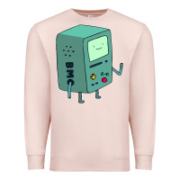 Pale Pink Bmo Adventure Time Premium Sweatshirt - linhVisuals