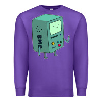 Purple Bmo Adventure Time Premium Sweatshirt - linhVisuals