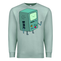 Seafoam Bmo Adventure Time Premium Sweatshirt - linhVisuals