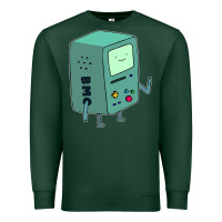 Sports Green Bmo Adventure Time Premium Sweatshirt - linhVisuals