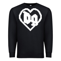 Black Drain Gang Premium Sweatshirt - linhVisuals