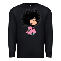 Black MAFALDA Premium Sweatshirt - linhVisuals
