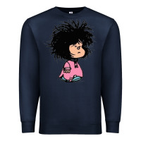 Navy MAFALDA Premium Sweatshirt - linhVisuals