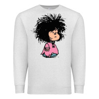 Oatmeal Heather MAFALDA Premium Sweatshirt - linhVisuals