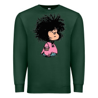 Sports Green MAFALDA Premium Sweatshirt - linhVisuals