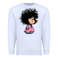 White MAFALDA Premium Sweatshirt - linhVisuals
