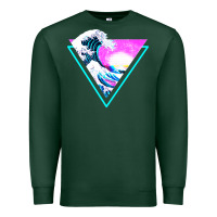 Sports Green vaporwave aesthetic Premium Sweatshirt - linhVisuals