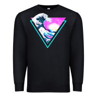 Black vaporwave aesthetic Premium Sweatshirt - linhVisuals