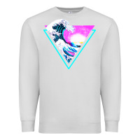 Dove Grey vaporwave aesthetic Premium Sweatshirt - linhVisuals