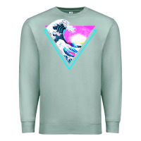 Seafoam vaporwave aesthetic Premium Sweatshirt - linhVisuals