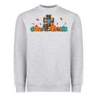 Heather Grey thankful cross pumpkin Heavyweight Sweatshirt - JahusDesignShop