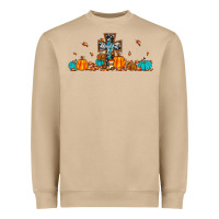 Mushroom thankful cross pumpkin Heavyweight Sweatshirt - JahusDesignShop