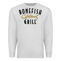 Dove Grey bonefish grill Premium Sweatshirt - linhVisuals