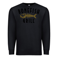 Black bonefish grill Premium Sweatshirt - linhVisuals
