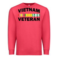 Cardinal vietnam veteran flag Premium Sweatshirt - linhVisuals